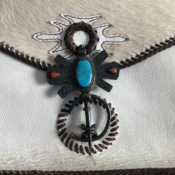 The Divine Tribe by Chad Ypon Raw Hide Leather Bag - Picture 5 of 11